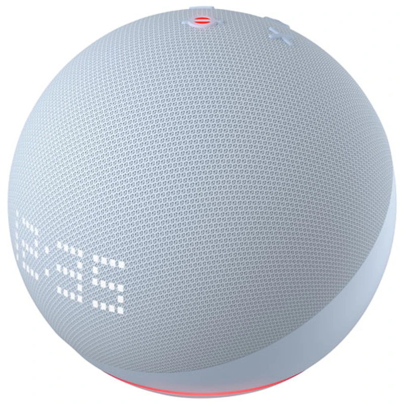Haut-parleur intelligent Echo Dot d'Amazon (5e génération) avec horloge et Alexa - Bleu nuage