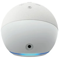 Haut-parleur intelligent Echo Dot d'Amazon (5e génération) avec Alexa - Blanc glacier