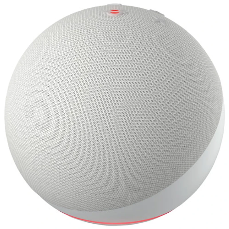 Haut-parleur intelligent Echo Dot d'Amazon (5e génération) avec Alexa - Blanc glacier