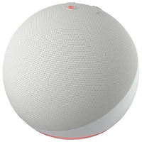 Haut-parleur intelligent Echo Dot d'Amazon (5e génération) avec Alexa - Blanc glacier