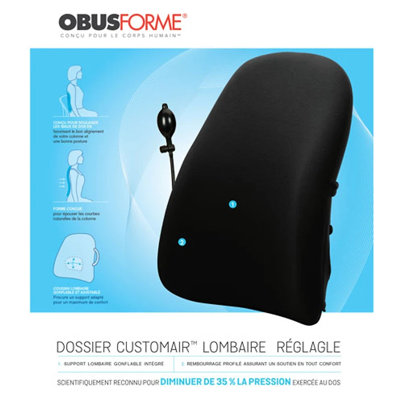 Support dorsal CustomAIR d’ObusForme
