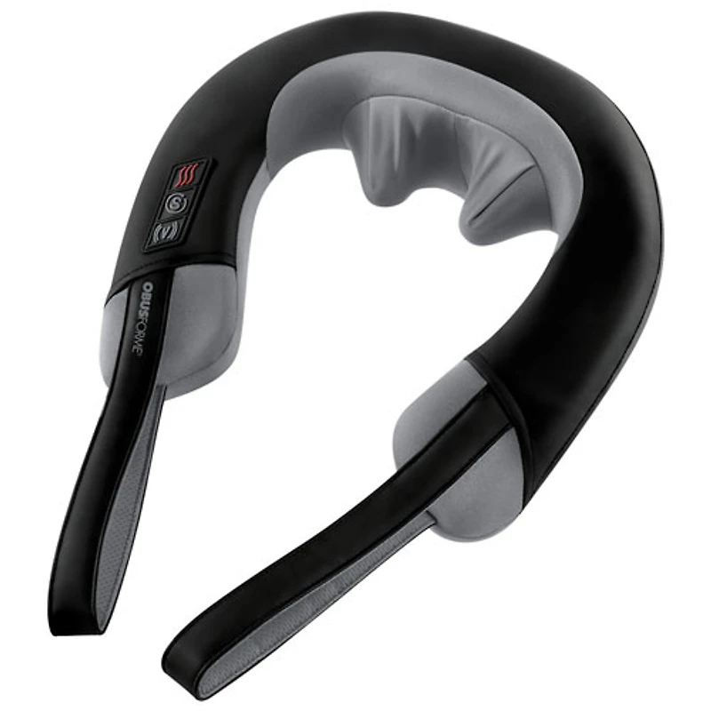 Appareil de massage shiatsu chauffant du cou avec vibration d’ObusForme