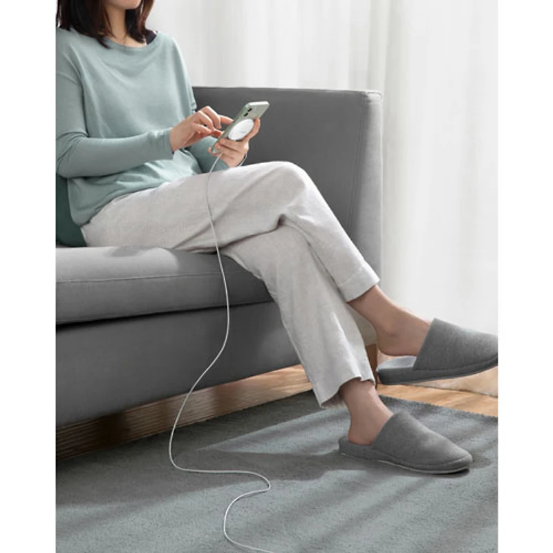 Tapis de chargement magnétique sans fil de 7,5 W PowerWave d'Anker (A2565H21-1) - Blanc