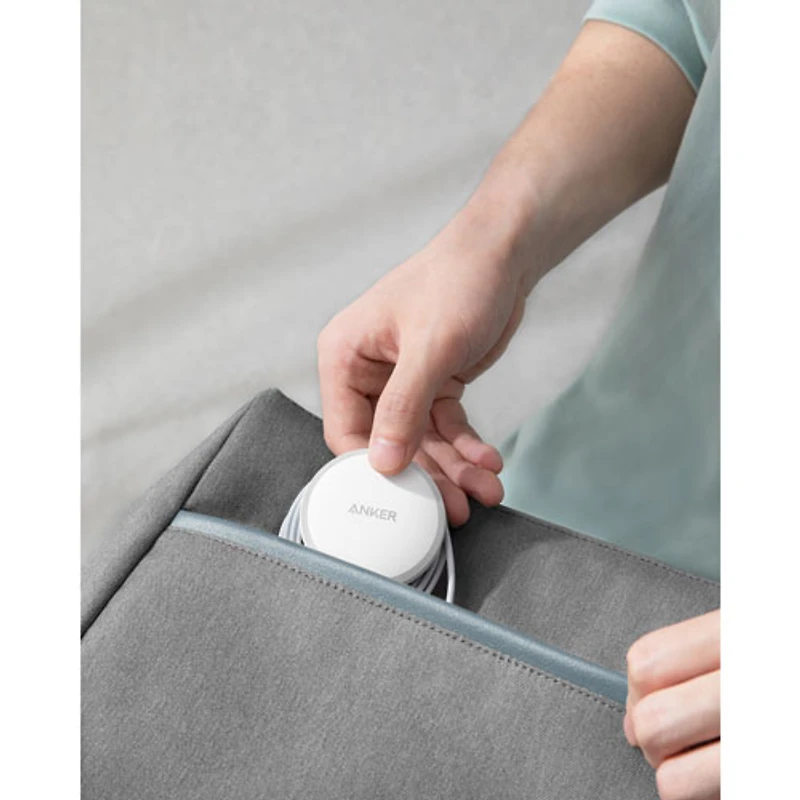 Tapis de chargement magnétique sans fil de 7,5 W PowerWave d'Anker (A2565H21-1) - Blanc