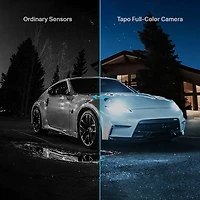 Caméra de surveillance d'extérieur résistant aux intempéries avec fil QHD 2K de 4 Mpx Tapo C320WS de TP-Link - Blanc