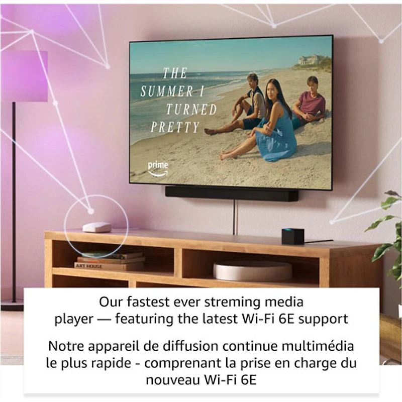 Lecteur multimédia en continu Fire TV Cube (3e génération) d'Amazon avec Alexa