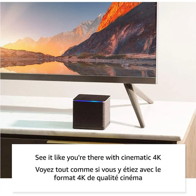 Lecteur multimédia en continu Fire TV Cube (3e génération) d'Amazon avec Alexa