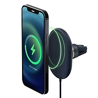 iOttie Velox 7.5W Wireless Charging Air Vent Mount with MagSafe Compatibility (MGSFIO101) - Midnight Blue