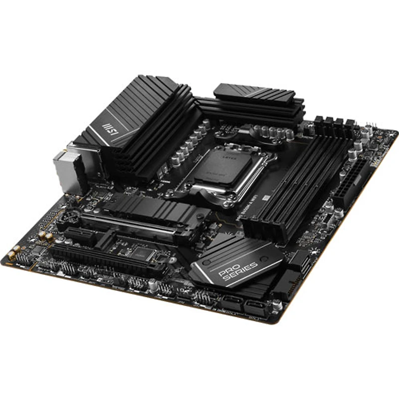 MSI B650M-A WIFI Micro-ATX AM5 DDR5 Motherboard for AMD Ryzen 9000/8000/7000 Series CPUs