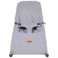 Childhome Evolux Bouncer/Portable Baby Lounger with Breathable Mesh - Jersey Grey