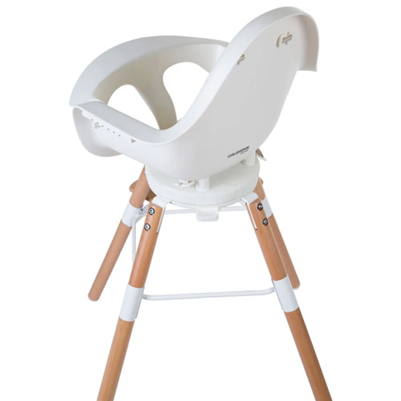 Chaise haute Evolu One.80 avec plateau de Childhome - Blanc