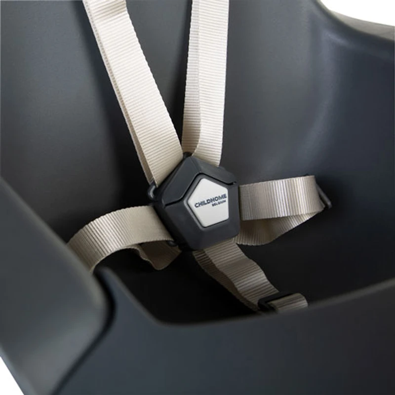 Chaise haute convertible Evolu One.80° avec plateau de Childhome - Anthracite