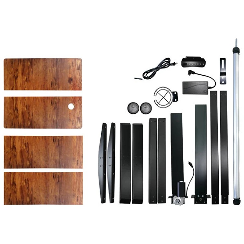 LjubLjana 47" Electric Height Adjustable Sit-Stand Desk - Wood