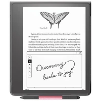 Amazon Kindle Scribe Fabric Folio Cover with Magnetic Attachment - Rose