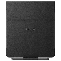 Amazon Kindle Scribe Fabric Folio Cover with Magnetic Attach - Black