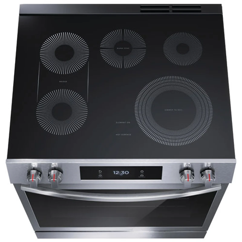 Cuisinière électrique à convection véritable Air Fry 30 po 6,2 pi³ Gallery Frigidaire (GCFE306CBF) - Acier inoxydable