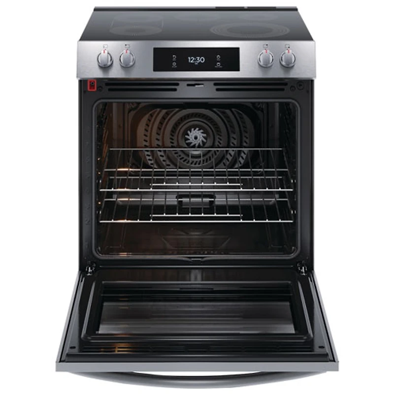 Cuisinière électrique à convection véritable Air Fry 30 po 6,2 pi³ Gallery Frigidaire (GCFE306CBF) - Acier inoxydable