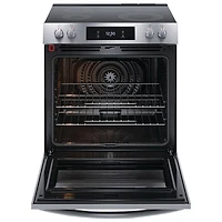 Cuisinière électrique à convection véritable Air Fry 30 po 6,2 pi³ Gallery Frigidaire (GCFE306CBF) - Acier inoxydable
