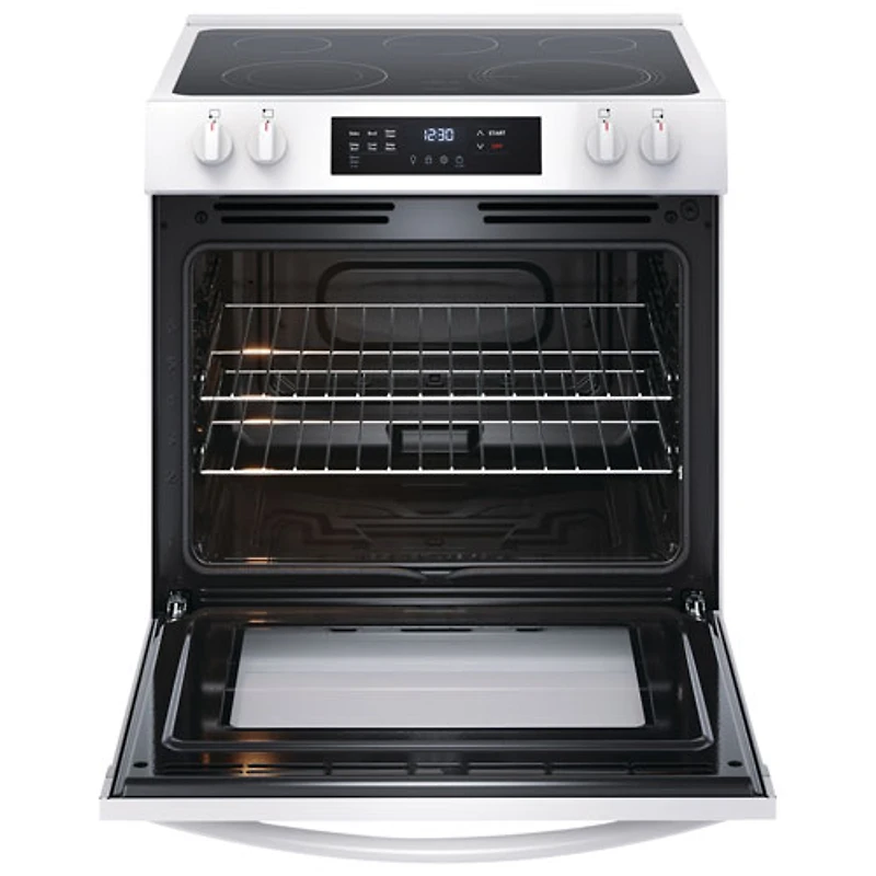 Cuisinière électrique autonome 5 éléments 5,3 pi³ 30 po de Frigidaire (FCFE306CAW) - Blanc