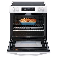 Cuisinière électrique autonome 5 éléments 5,3 pi³ 30 po de Frigidaire (FCFE306CAW) - Blanc
