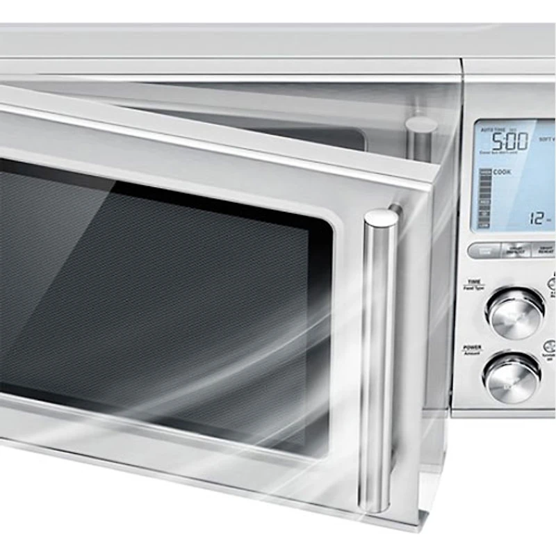 Remis à neuf (bon état) Micro-ondes de 1,2 pi³ à fermeture en douceur Smooth Wave de Breville (RM-BMO850BSS1BCA1) - Acier inoxydable brossé - Remis à neuf par Breville