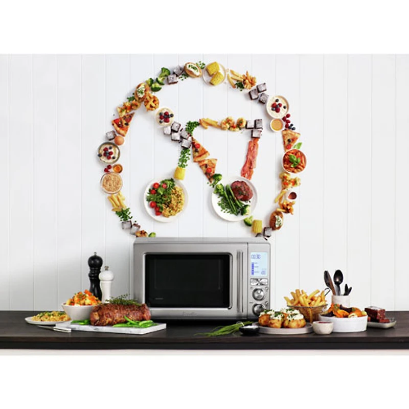 Remis à neuf (Bon état) - Micro-ondes 3-en-1 à convection avec friture à air chaud Combi Wave de Breville - 1,1 pi³ - Remis à neuf par Breville