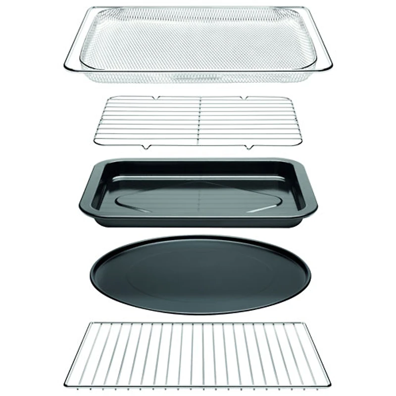 Remis à neuf (bon état) - Four grille-pain à convection et friteuse à air chaud Smart Oven de Breville - 0,8 pi³/22,6 l - Acier inoxydable brossé - Remanufacturé par Breville