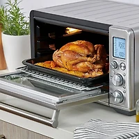 Remis à neuf (bon état) - Four grille-pain à convection et friteuse à air chaud Smart Oven de Breville - 0,8 pi³/22,6 l - Acier inoxydable brossé - Remanufacturé par Breville