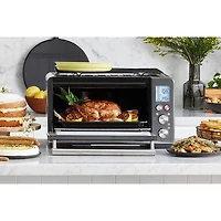Refurbished (Good) - Breville Smart Oven Air Fryer Convection Toaster Oven - 0.8 Cu. Ft./22.6L - Black Stainless Steel - Remanufactured by Breville
