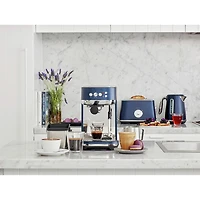 Refurbished (Good) - Breville Bambino Plus Automatic Espresso Machine - Damson Blue - Remanufactured by Breville