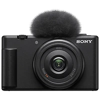 Sony ZV-1F Content Creator Vlogger 20.1MP Digital Camera - Black