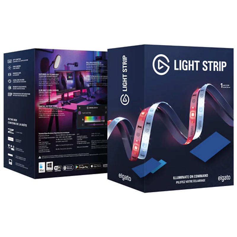 Bande lumineuse intelligente DEL de 2 m (6,56 pi) d'Elgato
