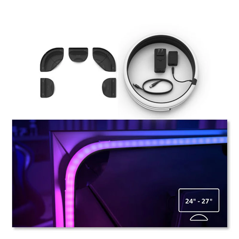Philips Hue Play Gradient Smart LED Lightstrip for 24" - 27" Monitors