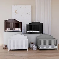 Lit de bébé transformable 5-en-1 Wilfred de Graco - Gris galet