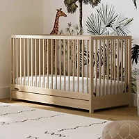 Graco Teddi 5-in-1 Convertible Crib with Drawer - Driftwood