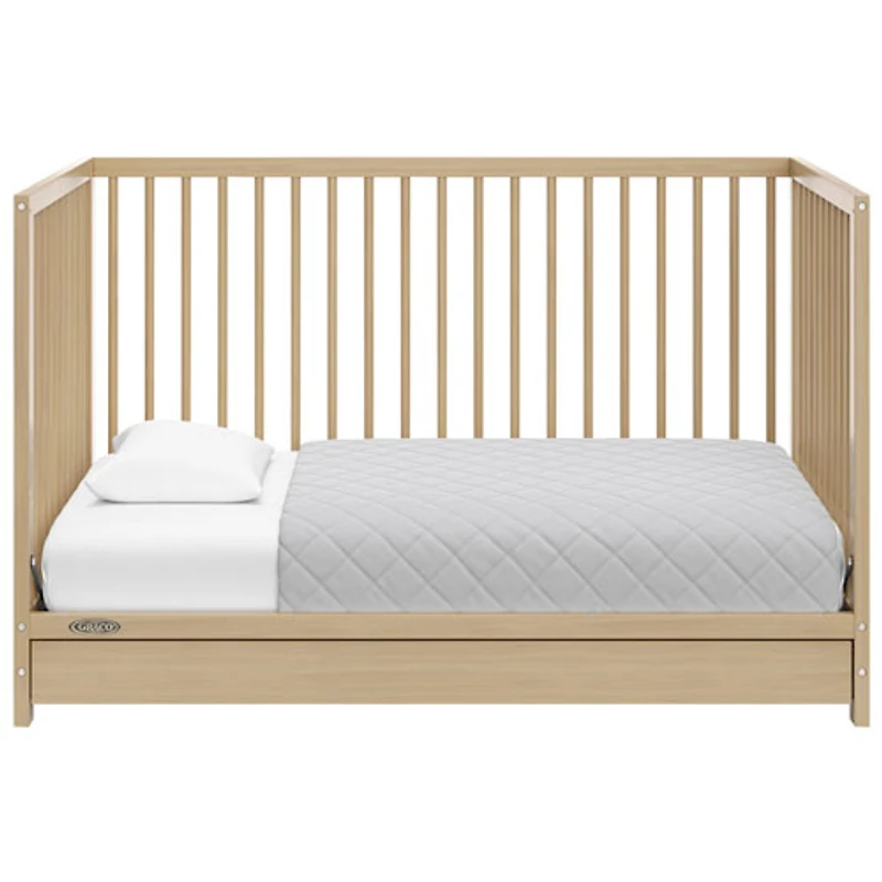 Graco Teddi 5-in-1 Convertible Crib with Drawer - Driftwood