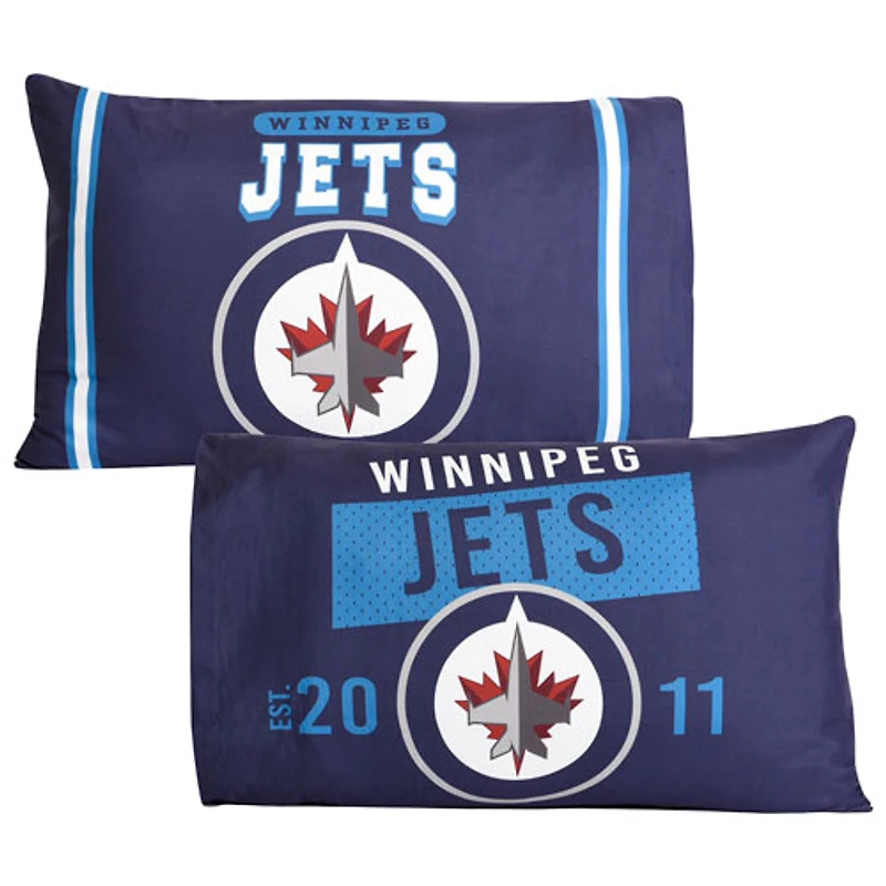 Taie d'oreiller 2 pièces de la LNH - Jets de Winnipeg