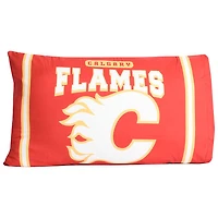 Taie d'oreiller 2 pièces de la LNH - Flames de Calgary