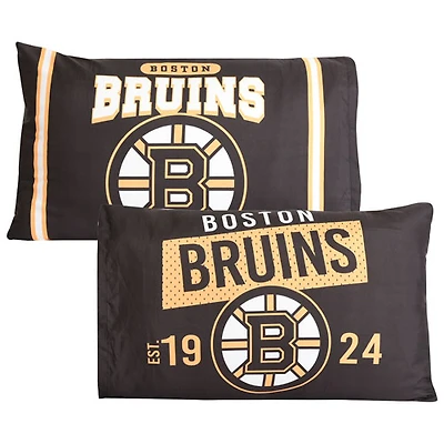Taie d'oreiller 2 pièces de la LNH - Bruins de Boston