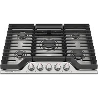 Surface de cuisson au gaz 5 brûleurs 30 po Gallery de Frigidaire (GCCG3048AS) - Acier inoxydable