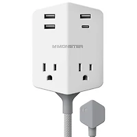 Monster Power Shield 2-Outlet 4-USB Surge Protector