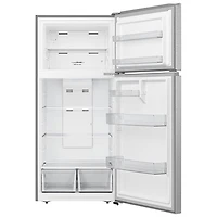 Réfrigérateur à congélateur supérieur 18 pi³ 30 po de Hisense (RT18A2FSD) - Acier inoxydable