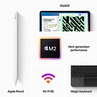 iPad Pro de 12,9 po et de 128 Go d'Apple avec Wi-Fi (6e génération) - Gris cosmique