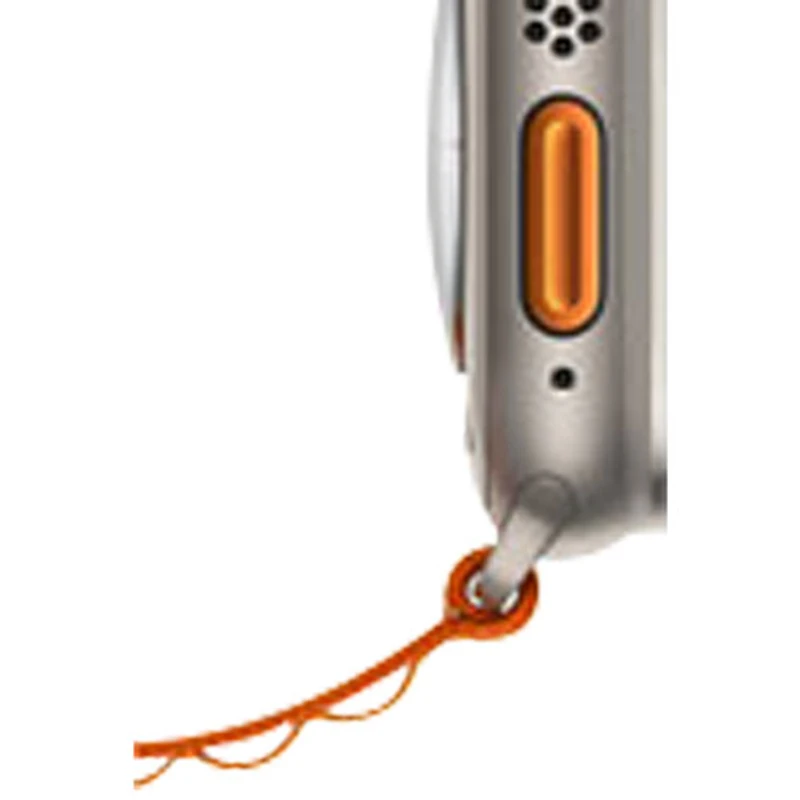 Apple Watch Ultra (GPS + connectivité cellulaire) avec boîtier de 49 mm en titane et bracelet alpin orange offert par Virgin Plus - Moyen