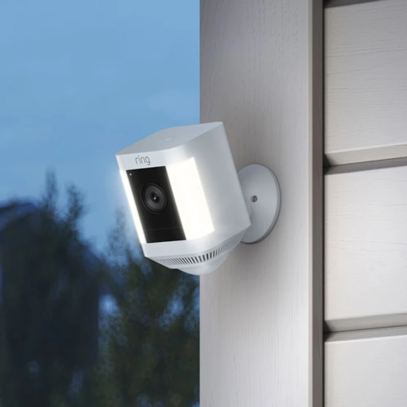 Ring Spotlight Cam Plus Wire-Free 1080p HD IP Camera - White