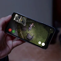 Ring Spotlight Cam Pro (Battery) Wire-Free Wi-Fi 2K Camera with Ring Vision, LED Lights & 3D Motion Detection - White