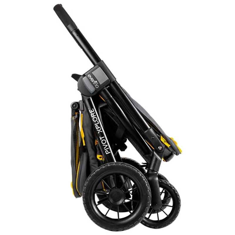 Chariot poussette tout-terrain Pivot Xplore d'Evenflo - Gris