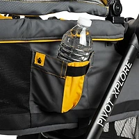 Chariot poussette tout-terrain Pivot Xplore d'Evenflo - Gris