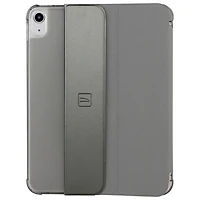 Étui folio satiné de Tucano Milano Italy pour iPad 11 po (A16)/iPad 10,9 po (10e génération) - Gris