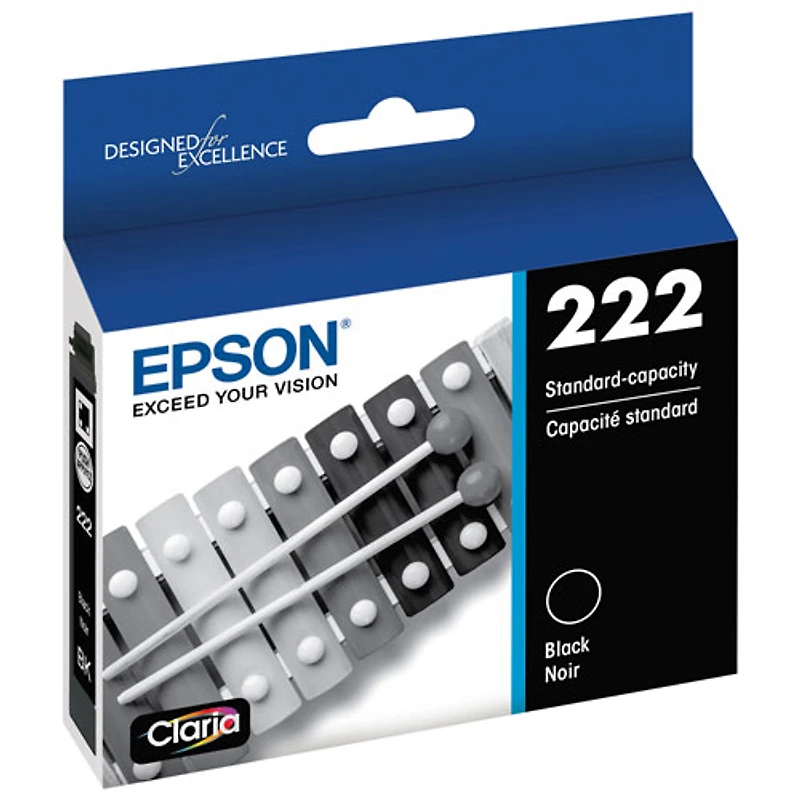Cartouche d'encre noire T222 d'Epson (T222120-S)
